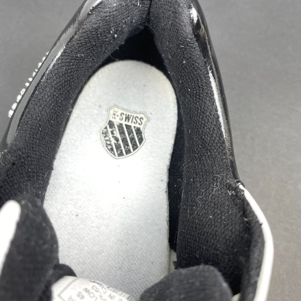 K‑SWISS Men’s Court White & Black Sneakers Skate Shoes Size US 11.5 / EUR 45 - Picture 10 of 13